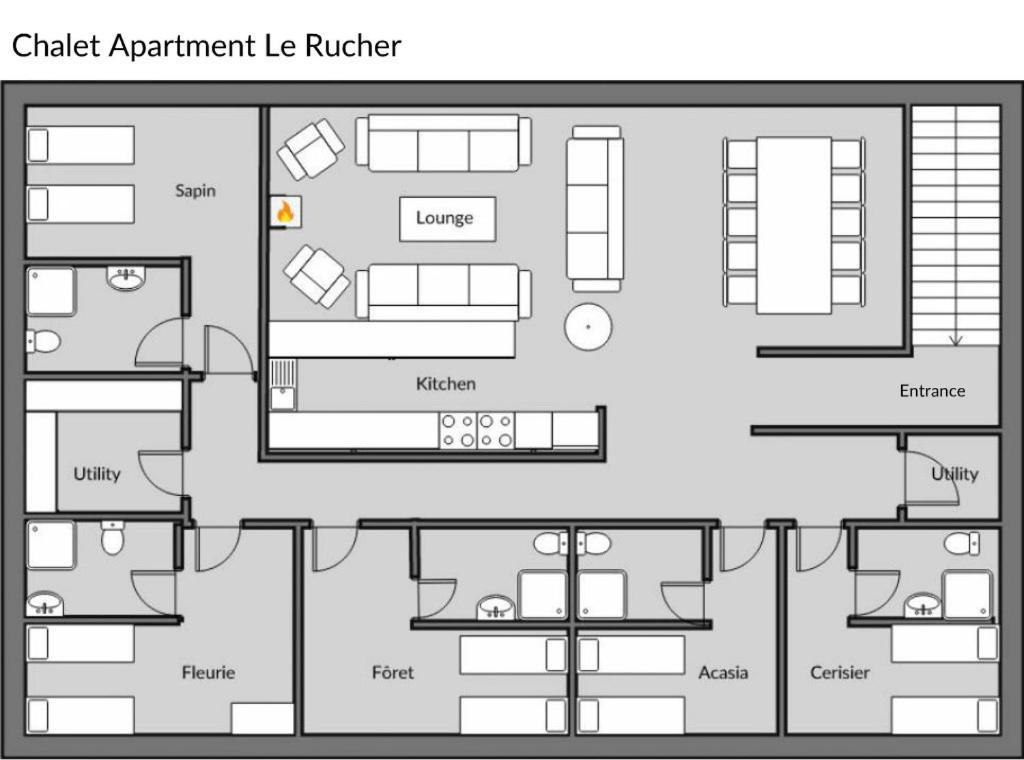 Appartement Ruttenets - Hyper Centre Morzine Luaran gambar